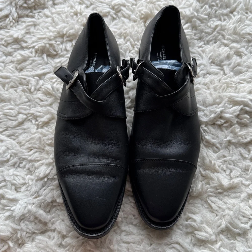Michael Kors Robbie Leather Monk Strap‎ Shoes